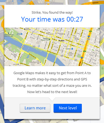 Cube – A game about Google Maps –