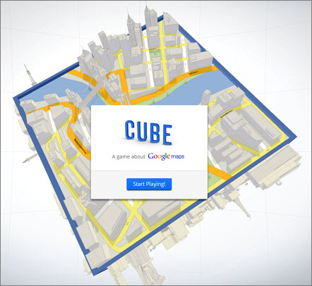 Cube – A game about Google Maps –