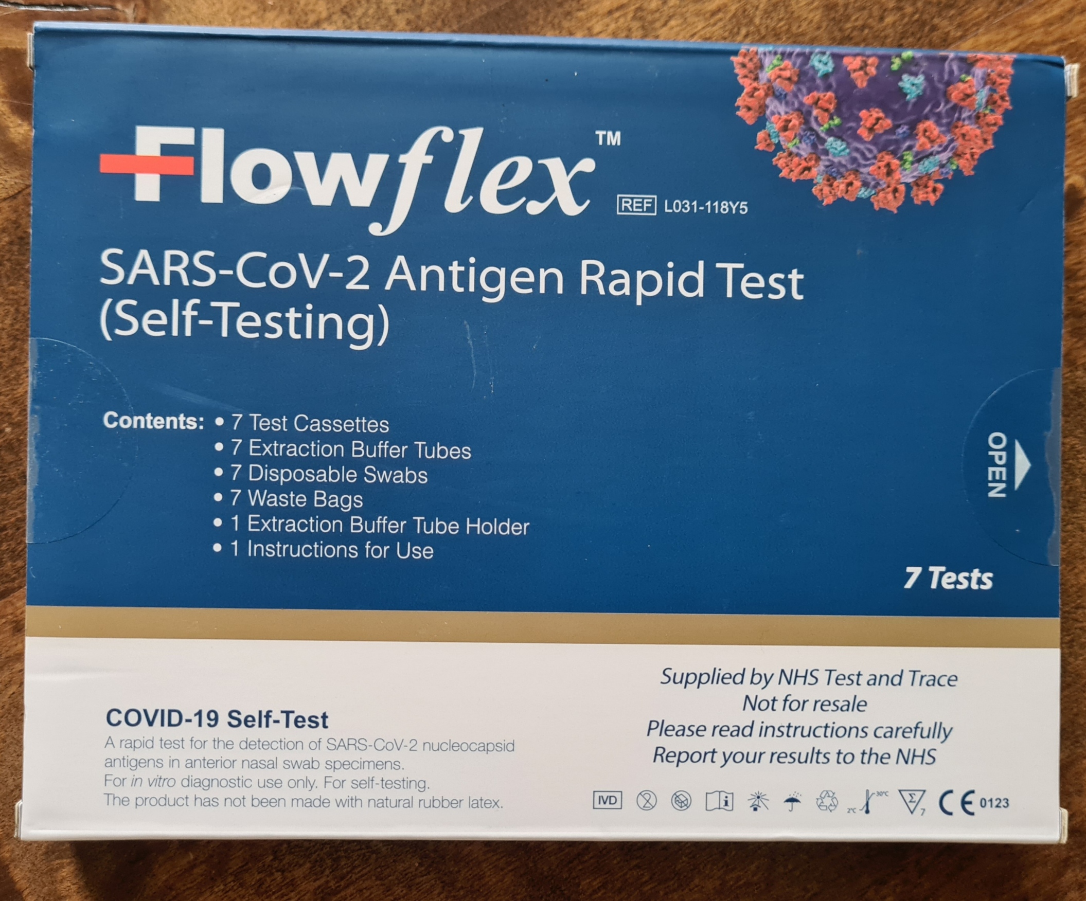 Get a test kit for Covid self-testing