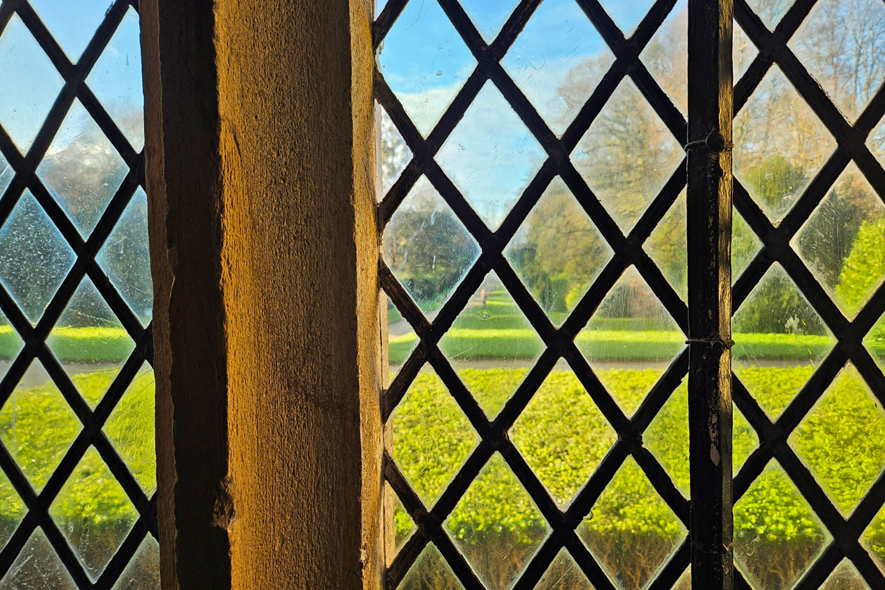 Montacute House: a glance through the window.