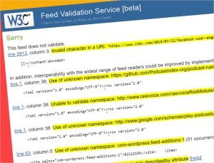 RSS validation